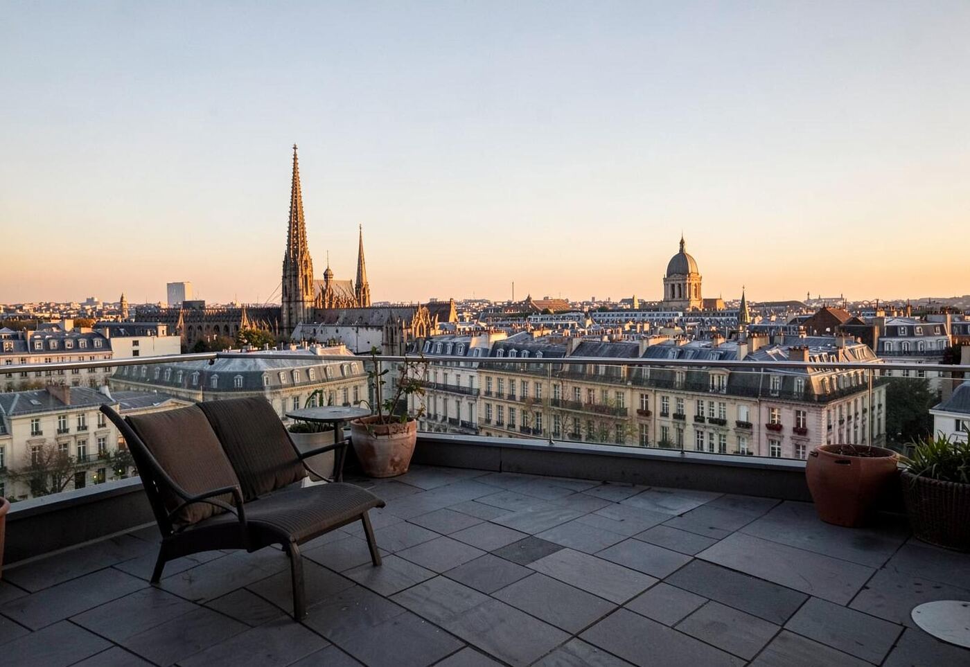 Penthouse à Metz — Penthouse et terrasse sur les toits